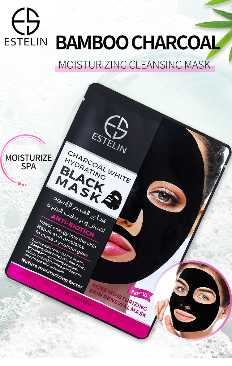 Charcoal White Hydrating Black Mask (Original) - Zambeel