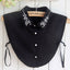 Chiffon Rhinestone Fake Collar Shirt Women's Shawl - Zambeel