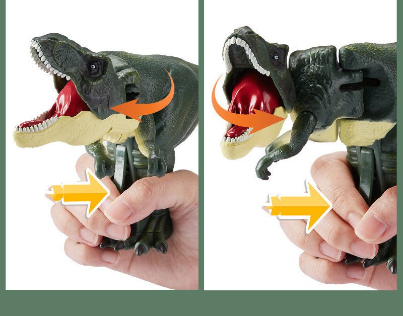 Children Decompression Dinosaur Toy Creative Battery - free Telescopic Spring Swing Dinosaur Fidget Toys Christmas Gifts For Kids - Zambeel