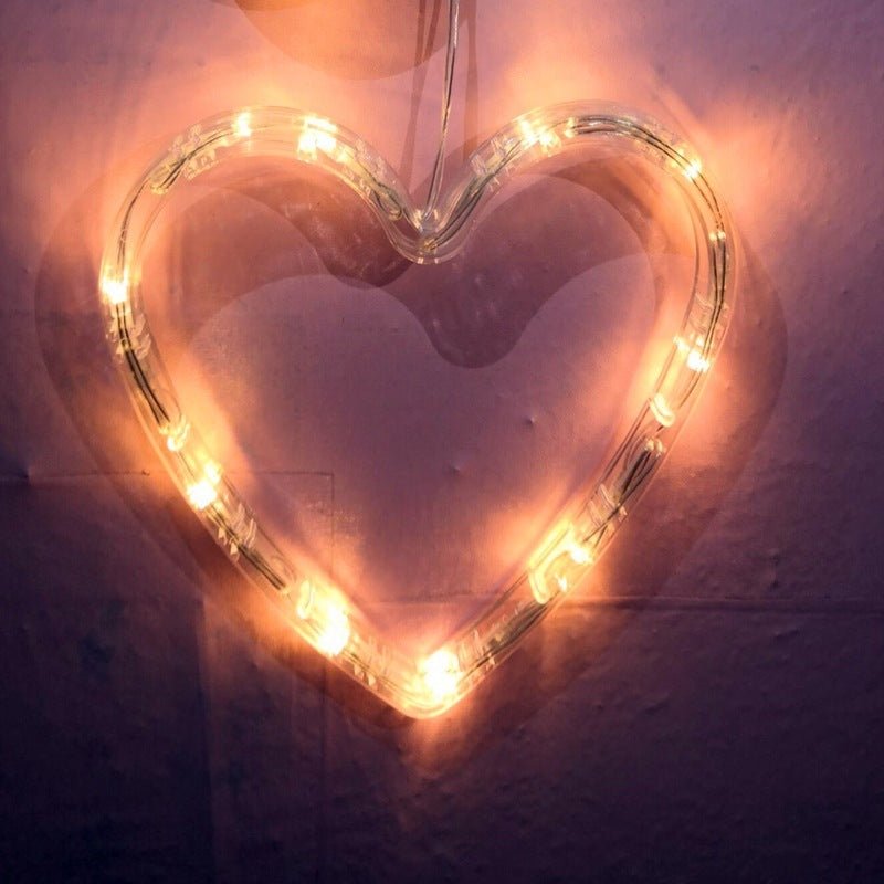 Christmas Lights LED Fawn Bells Pine Tree Stars Moon Shaped Decorative Lights - Zambeel