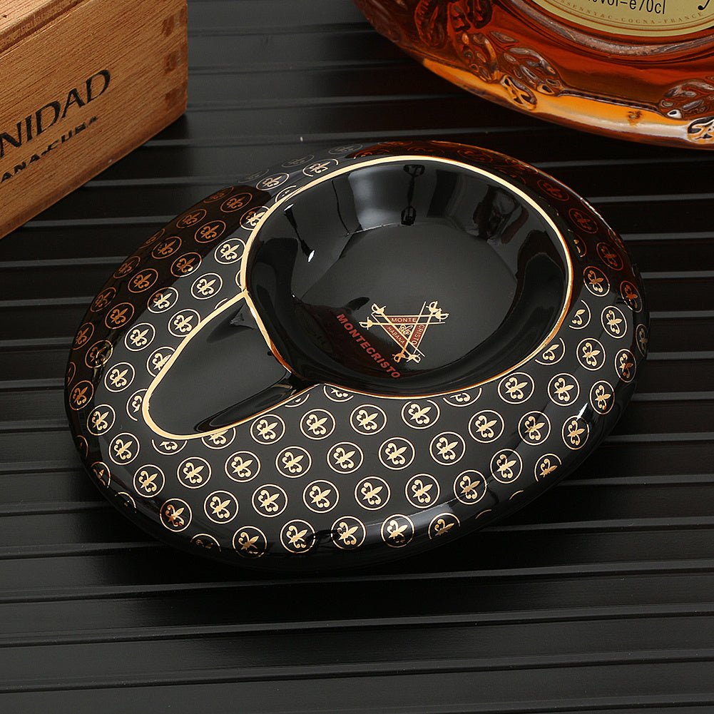 Cigar Ashtray Ceramic Portable Cigar Extinguisher Cuban Cigar Ashtray - Zambeel