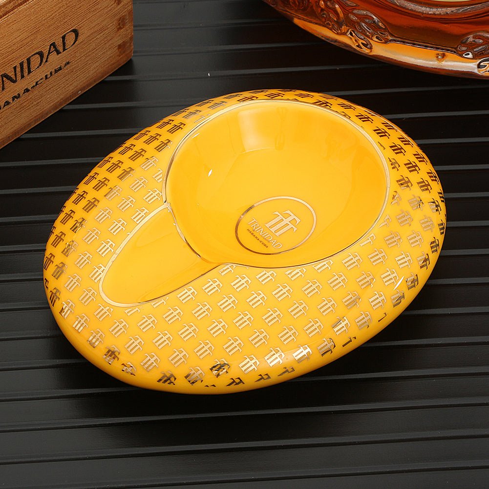 Cigar Ashtray Ceramic Portable Cigar Extinguisher Cuban Cigar Ashtray - Zambeel