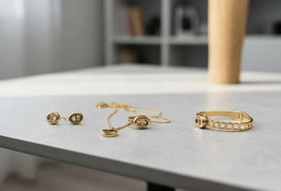 Classic Double Initial Jewelry Set - Zambeel