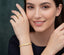 Classic Line Zircon Bangle & Ring Set - Zambeel