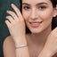 Classic Line Zircon Bangle & Ring Set - Zambeel