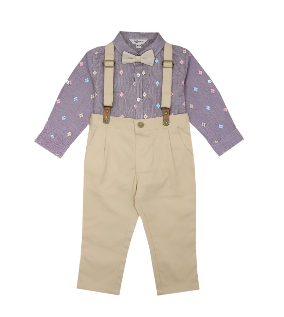 Classic Suspenders Suit for Kids - Zambeel