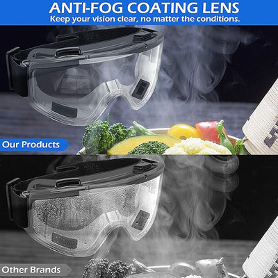 Clear Anti - Fog Safety Goggles - Zambeel