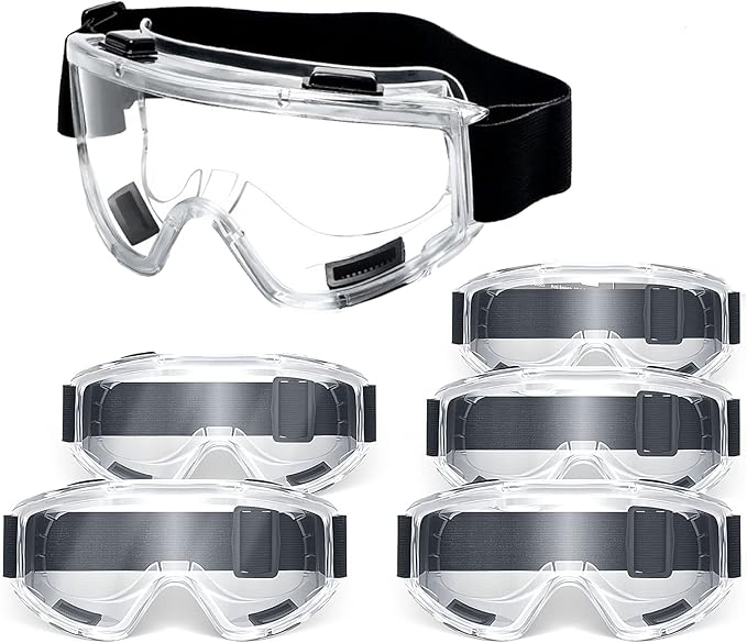 Clear Anti - Fog Safety Goggles - Zambeel