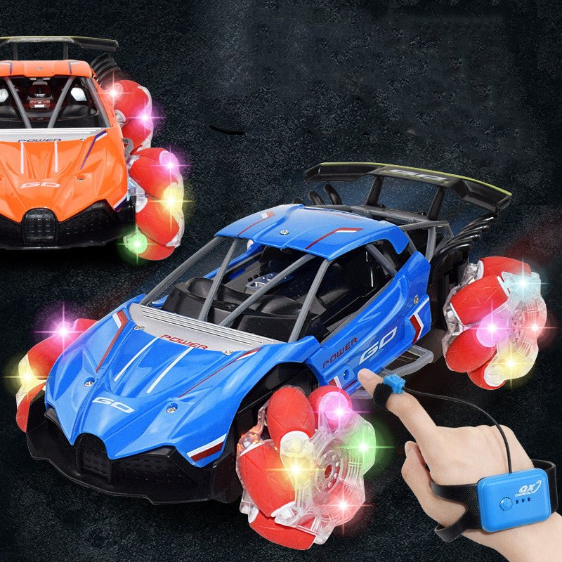 Climbing Speed Rotating Four - Wheel Drive Stunt Drift Gesture Remote Control Car - Zambeel