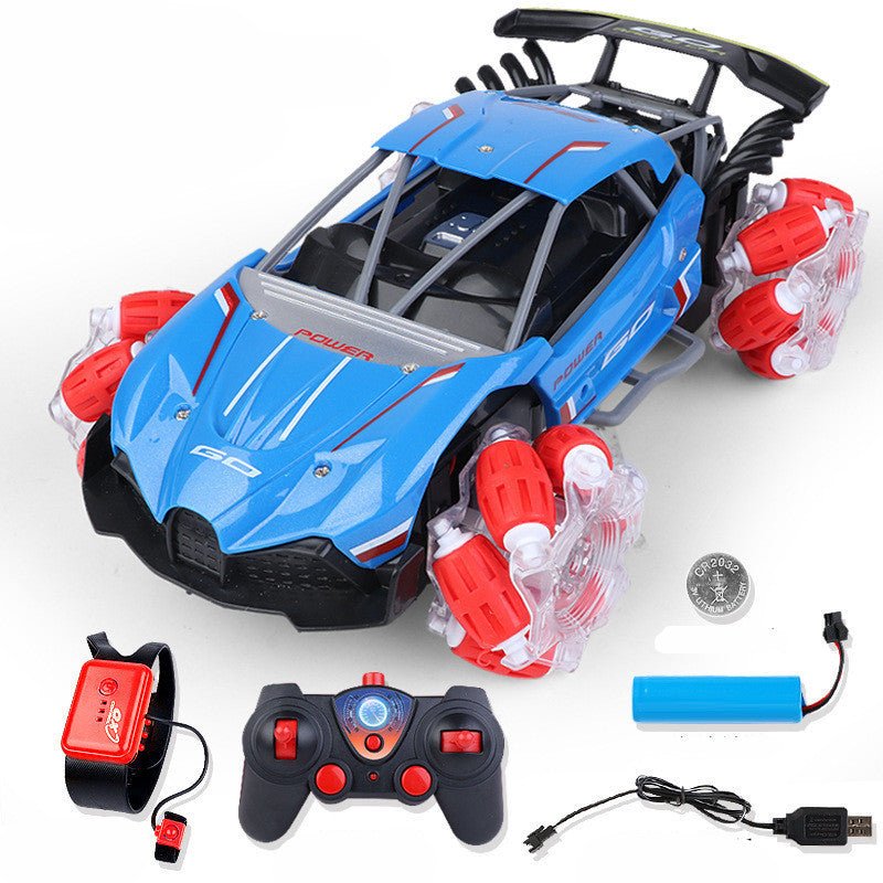 Climbing Speed Rotating Four - Wheel Drive Stunt Drift Gesture Remote Control Car - Zambeel