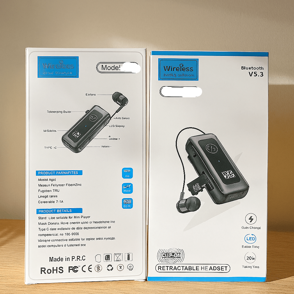 Clip - On Wireless Headset Series - Zambeel