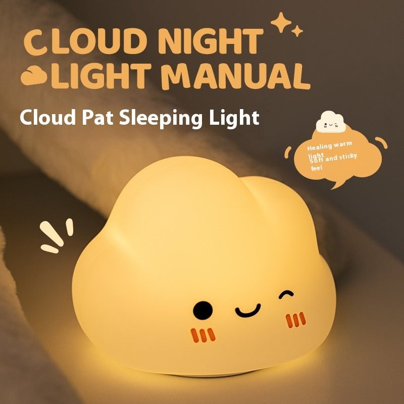 Cloud Silicone Pat Lamp Bedside Ambience Light - Zambeel