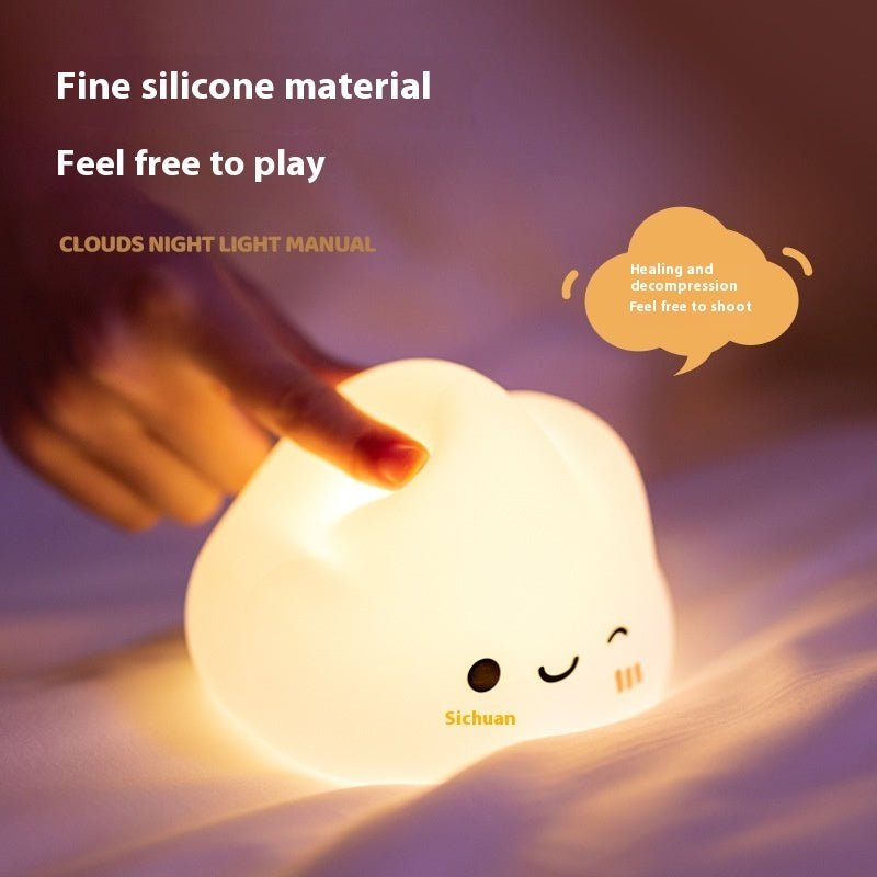 Cloud Silicone Pat Lamp Bedside Ambience Light - Zambeel