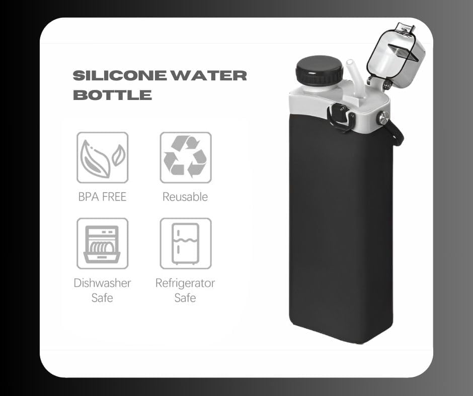 Collapsible Silicone Water Bottle - Zambeel
