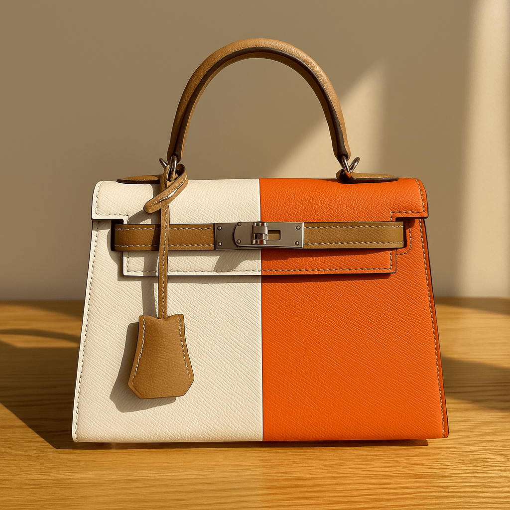Color Block Mini Satchel Bag - Zambeel