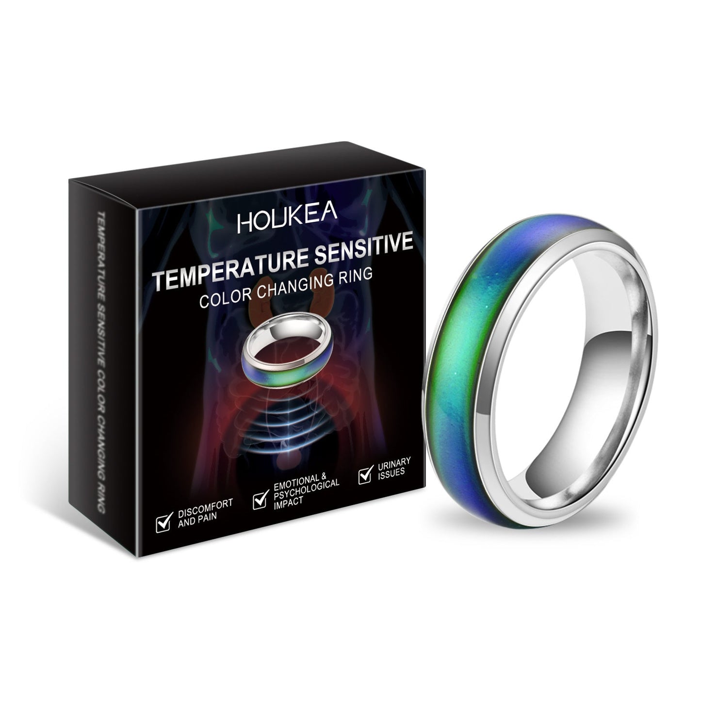Color Changing Ring Portable Fashion Men - Zambeel