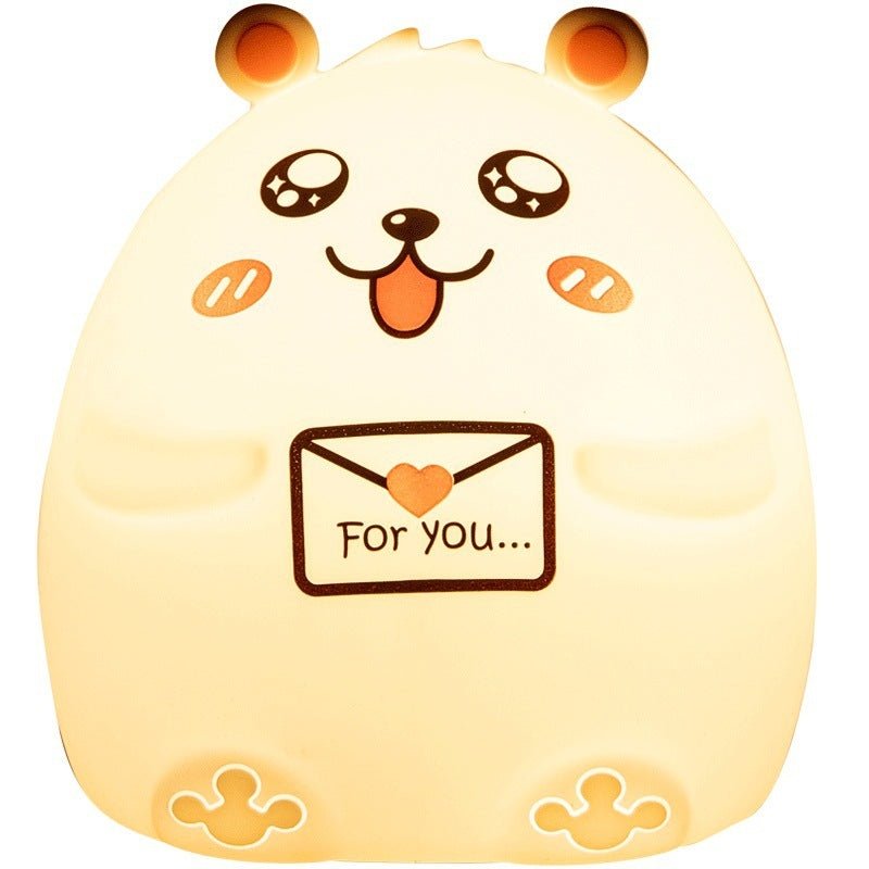 Colorful Bear Silicone Night Light Bedroom Bedside - Zambeel