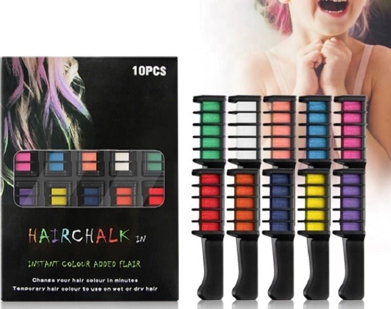 Colorful Hair Dye Comb (10 Pcs) - Zambeel