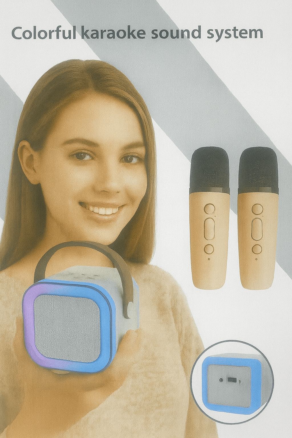 Colorful Karaoke Sound System - Zambeel