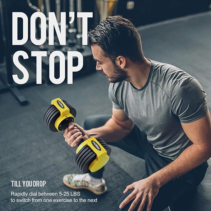 Compact Adjustable Dumbbell © - Zambeel