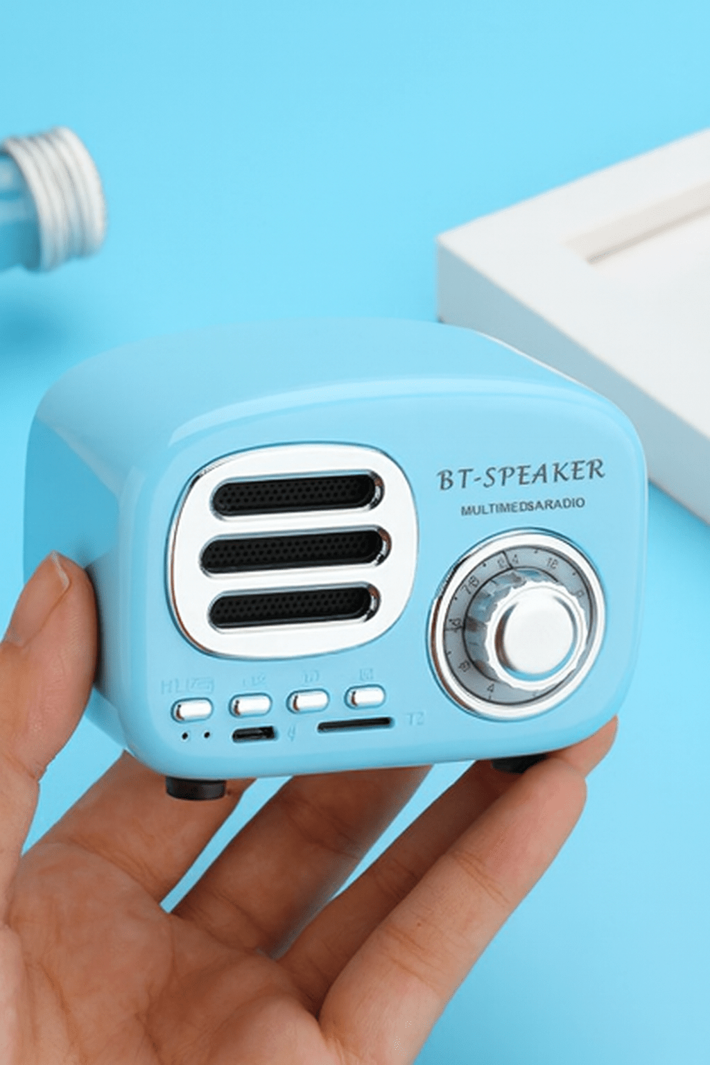 Compact Retro Wireless Speaker - Zambeel