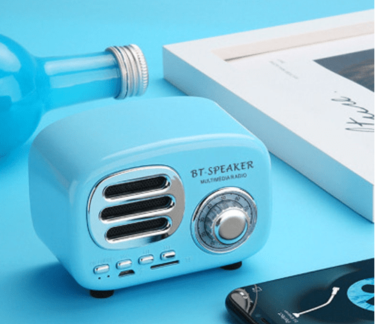 Compact Retro Wireless Speaker - Zambeel