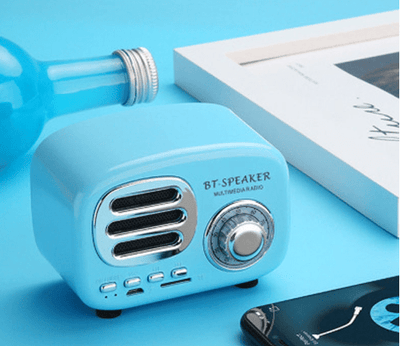 Compact Retro Wireless Speaker - Zambeel
