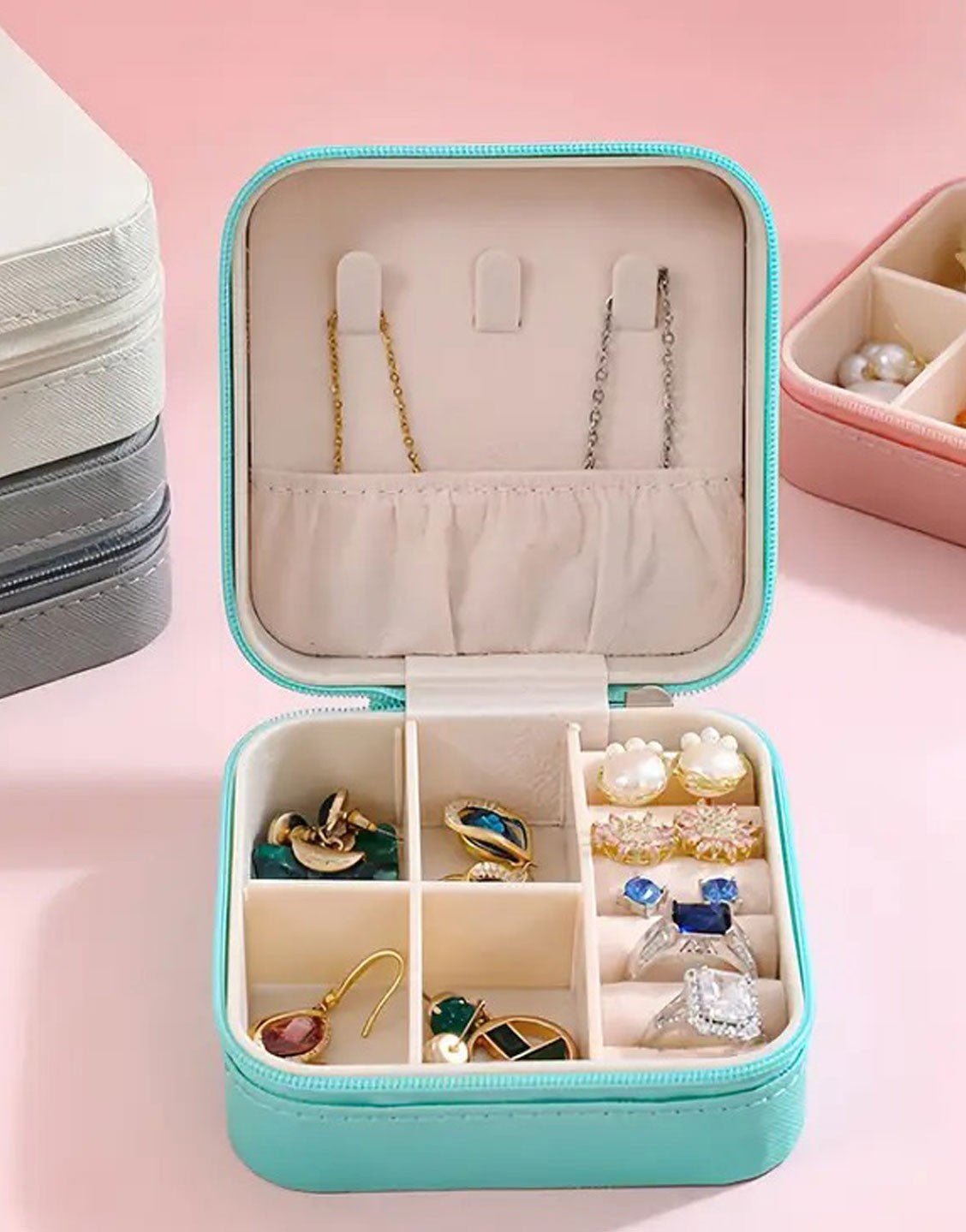 Compact Travel Jewelry Box - Zambeel