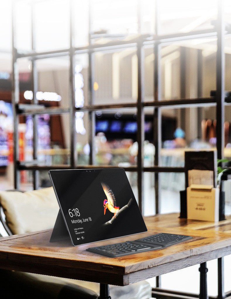 Compatible with Apple, Aerospace Folding Bluetooth Keyboard Ipad Tablet Phone Universal Office Keyboard - Zambeel