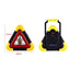 Compatible with Apple, Car Tripod Warning Sign Car Triangle Sign Auto Luminous Car Tripod Parking Reflective Solar Light - Zambeel