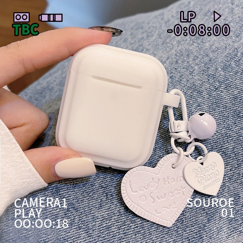 Compatible with Apple, Compatible with Apple , Gentle Milky White Pendant Airpods Protective Cover - Zambeel