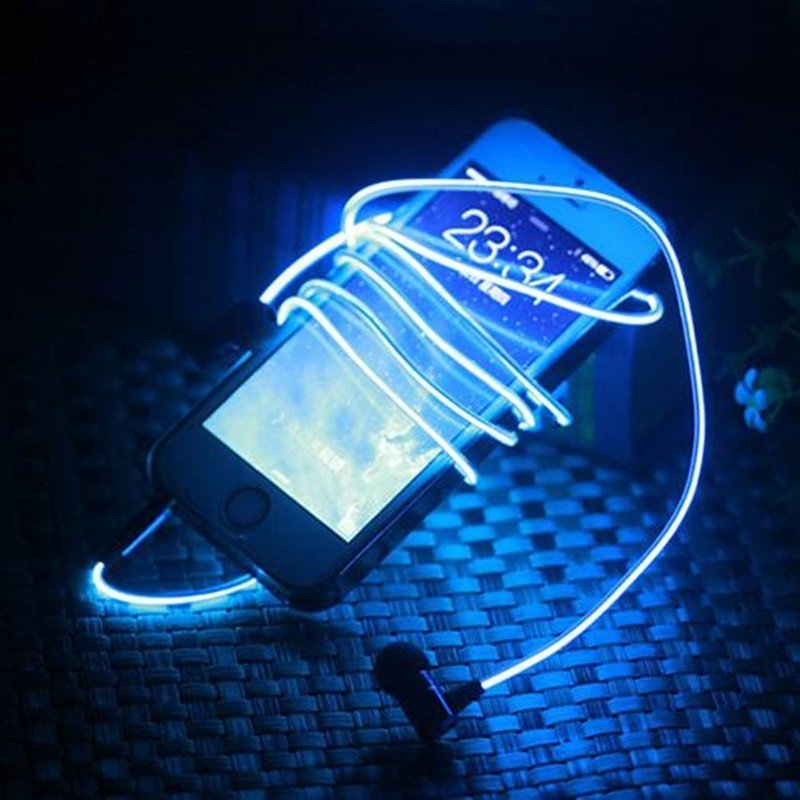 Compatible with Apple , Magic Light LED Earphone - Zambeel