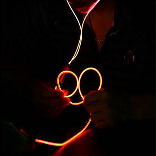 Compatible with Apple , Magic Light LED Earphone - Zambeel