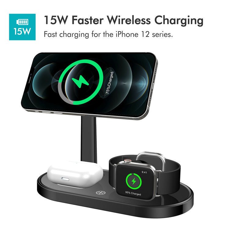 Compatible with Apple, Magsafe Three - in - One Wireless Charger - Zambeel