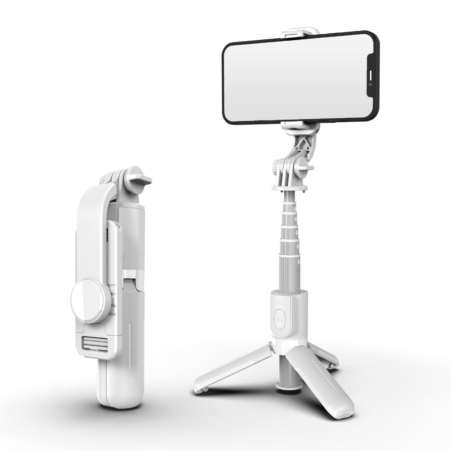 Compatible with Apple, Mini Tripod Selfie Stick Desktop Live Mobile Phone Holder - Zambeel