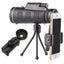 Compatible with Apple, Monocular Telescope Zoom Scope with Compass Phone Clip Tripod - Zambeel
