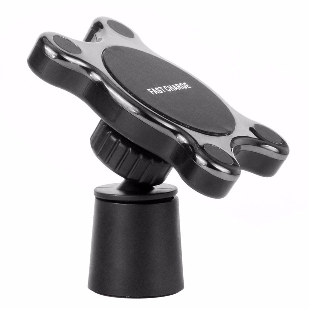 Compatible With Apple, QI Magnetic Car Mount Wireless Charger - Zambeel