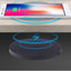 Compatible With Desk Dining Table Hidden 10 Watt Mobile Phone Wireless Charger 60MM Round Bed Head Embedded Fast Charging - Zambeel