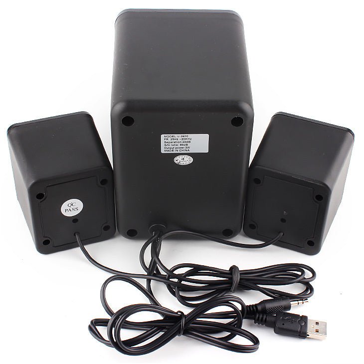 Computer Audio Glowing Colorful Light Mini Phone Speaker - Zambeel