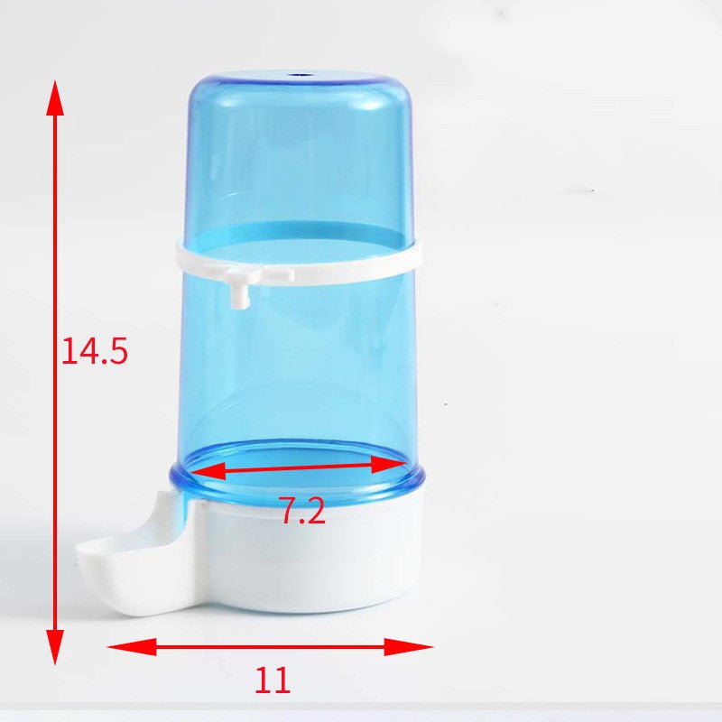 Convenient Edible Bird Water Pipe PP Edible Blue Water Food - Zambeel