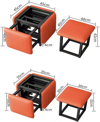 Convertible Storage Ottoman with Wheels - Zambeel