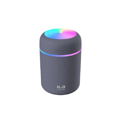 Cool Mist Humidifier, 300ml Mini Portable Humidifier With Multicolor LED Night Light, 2 Mist Mode And Auto Shut - Off, Personal Desktop Aroma Diffuser For Home Office - Zambeel
