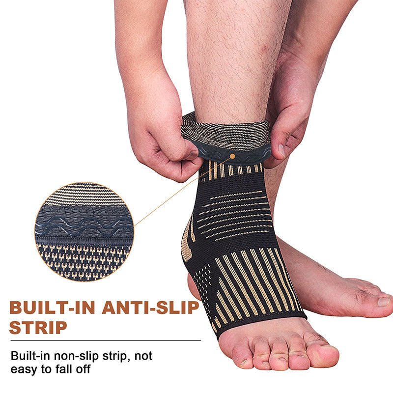 Copper Ion Ankle Support Basketball Running Climbing Sports Protective Gear - Zambeel