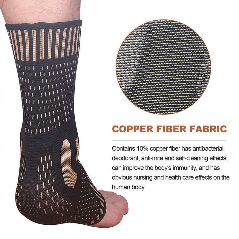 Copper Ion Ankle Support Basketball Running Climbing Sports Protective Gear - Zambeel