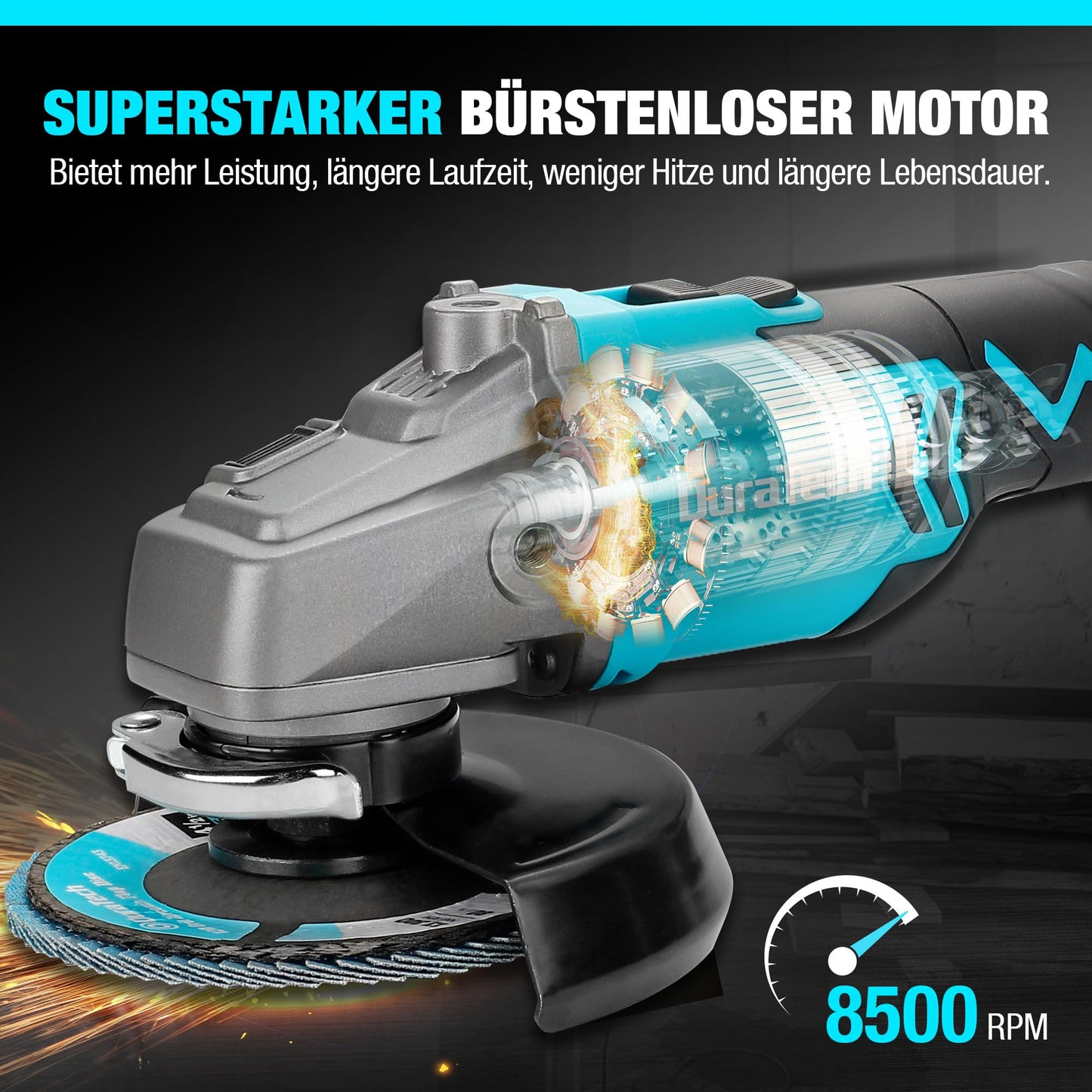 Cordless Angle Grinder - Zambeel