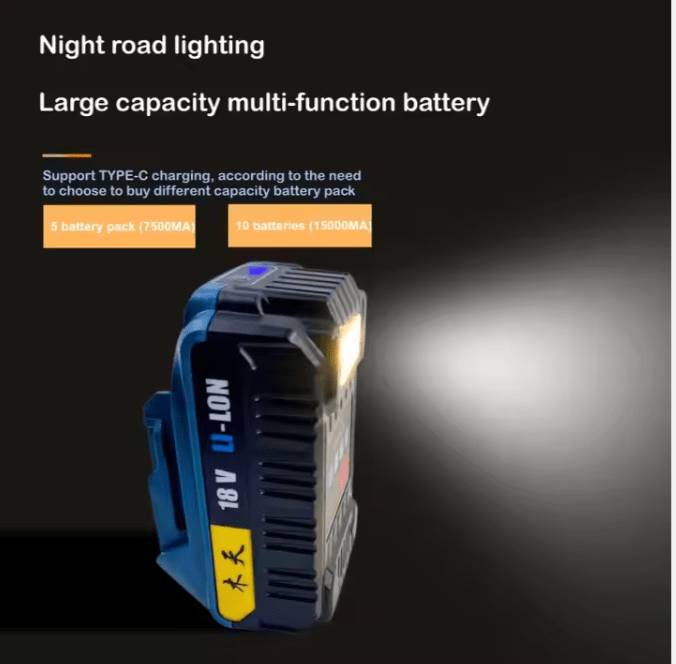 Cordless Violent Fan Blower © - Zambeel