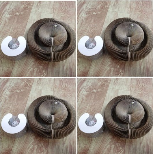 Corrugated And Foldable Cat Paper Nest - Zambeel