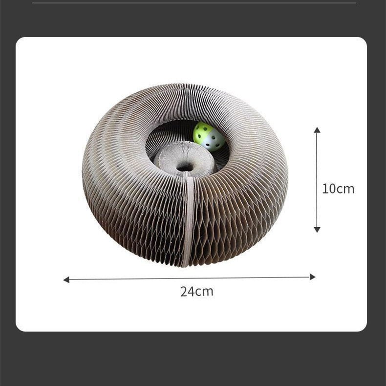 Corrugated And Foldable Cat Paper Nest - Zambeel