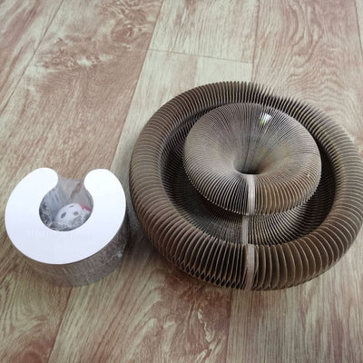 Corrugated And Foldable Cat Paper Nest - Zambeel