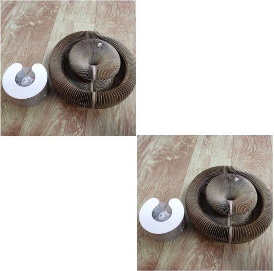 Corrugated And Foldable Cat Paper Nest - Zambeel